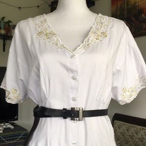 Black belt with silver buckle